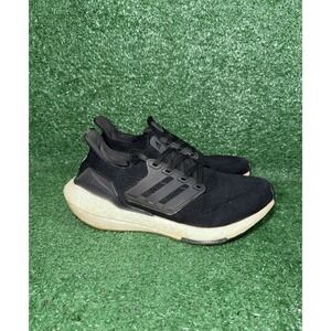 Adidas Women Size 7.5 Ultra Boost 21 FY0402 Black Running Shoes Walking Sneakers